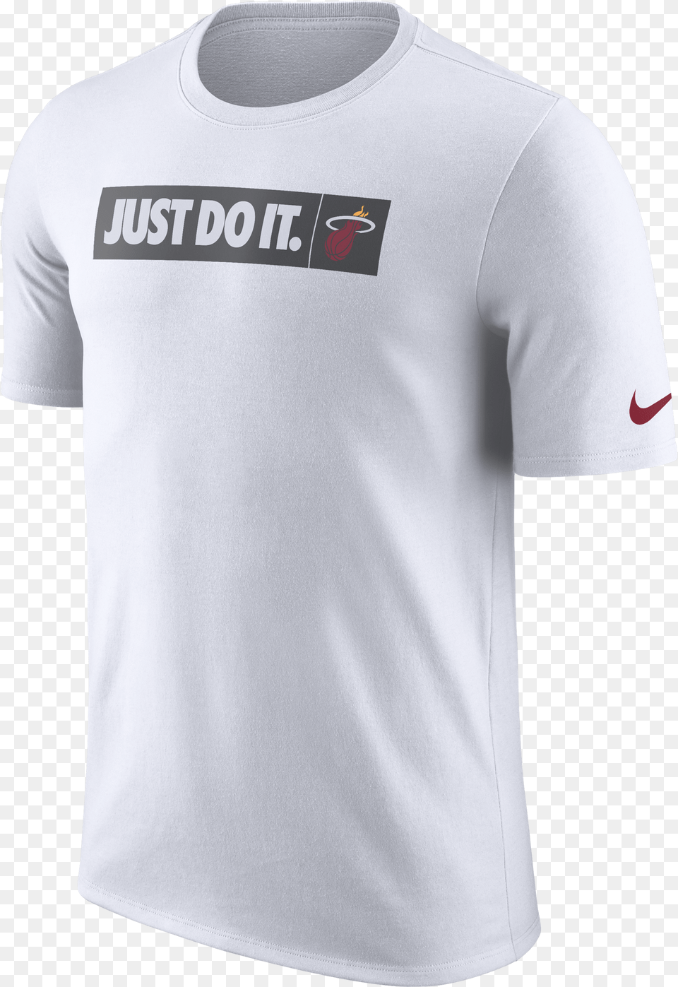 Nike Miami Heat Youth Just Do It White Raptors Basketball T Shirt, Clothing, T-shirt Free Transparent Png