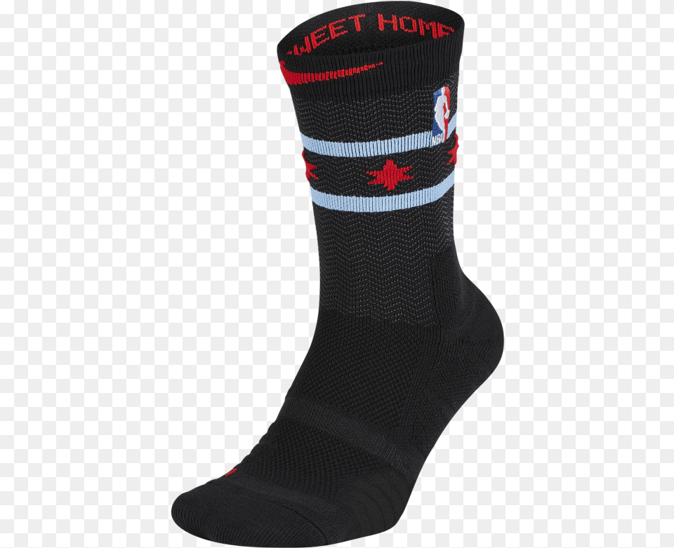 Nike Nba Chicago Bulls Elite Crew Socks For 15 Nba All Star Socks 2019, Clothing, Hosiery, Sock, Person Free Transparent Png