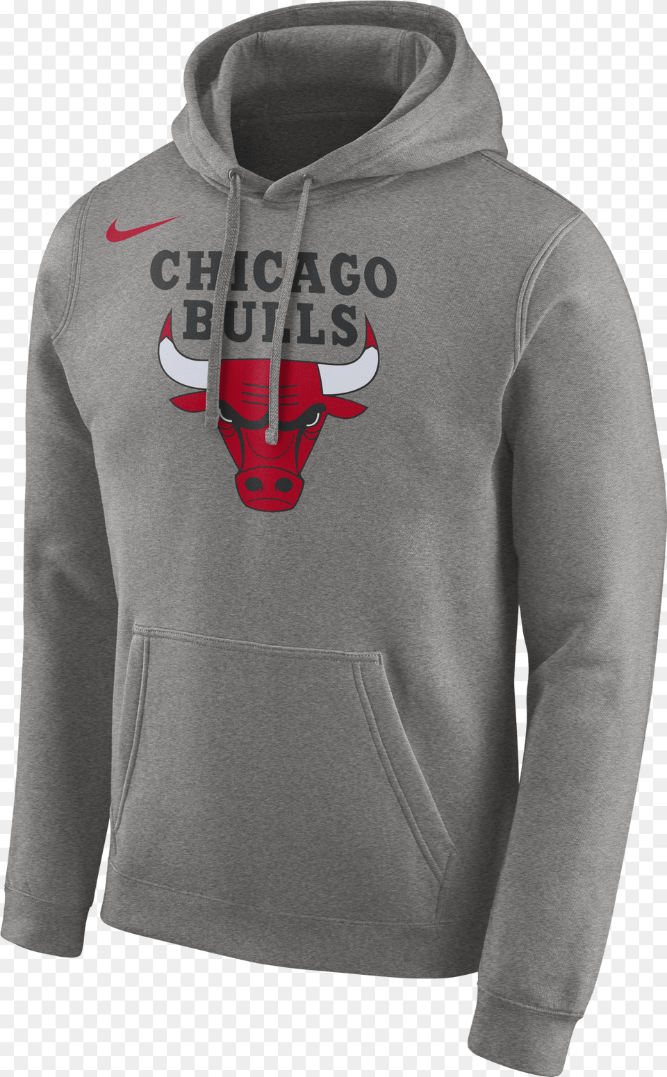Nike Nba Chicago Bulls Logo Hoodie For, Clothing, Knitwear, Sweater, Sweatshirt Png