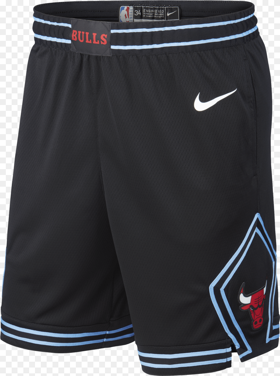 Nike Nba Chicago Bulls Swingman Shorts Bermuda Shorts, Clothing, Swimming Trunks, Skirt Png