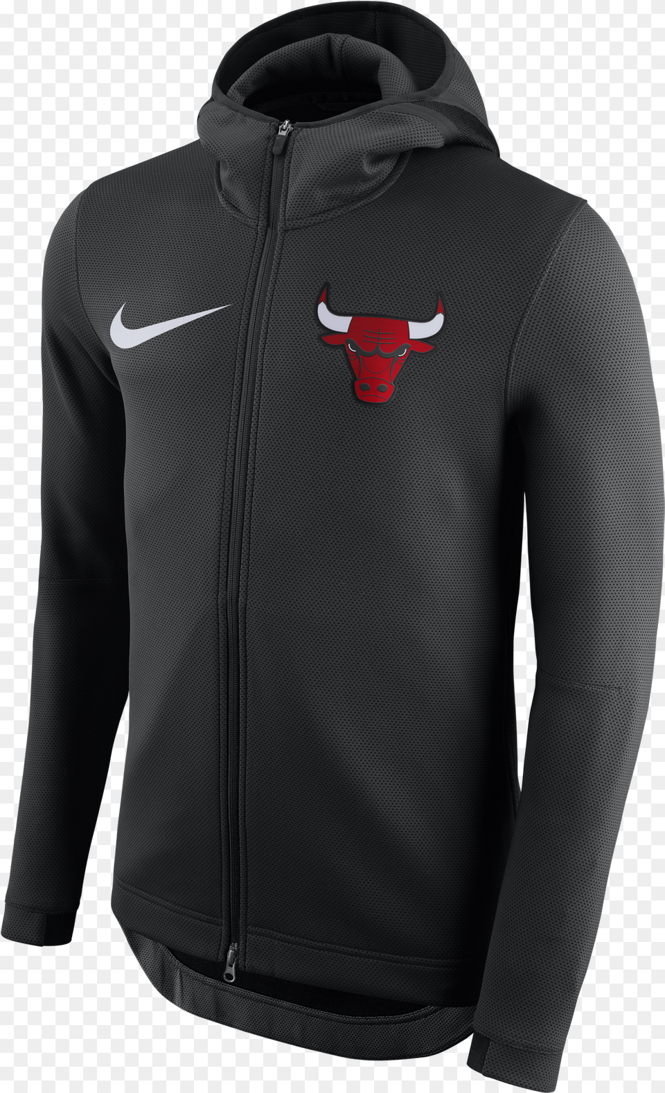 Nike Nba Chicago Bulls Thermaflex Showtime Hoodie Milwaukee Bucks Nike Jacket, Clothing, Sweater, Knitwear, Coat Free Png