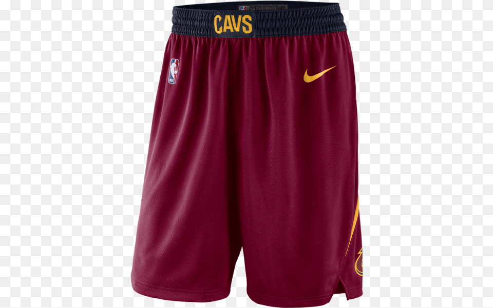Nike Nba Cleveland Cavaliers Icon Edition Swingman Shorts Nba Shorts, Clothing, Skirt, Swimming Trunks Png