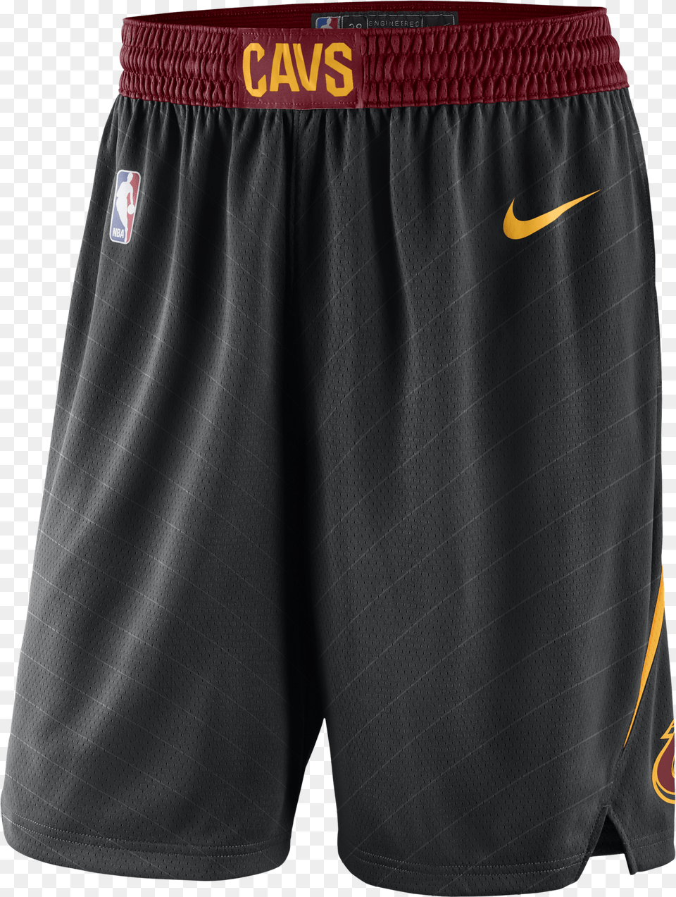 Nike Nba Cleveland Cavaliers Swingman Shorts Cleveland Cavaliers Shorts White, Clothing, Swimming Trunks, Person Free Transparent Png