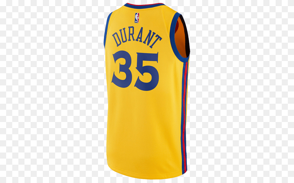 Nike Nba Golden State Warriors Mens Kevin Durant The Bay, Clothing, Shirt, Jersey Png Image
