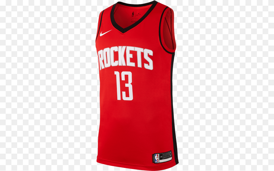 Nike Nba Houston Rockets James Harden Swingman Road Sports Jersey, Clothing, Shirt, First Aid Free Transparent Png