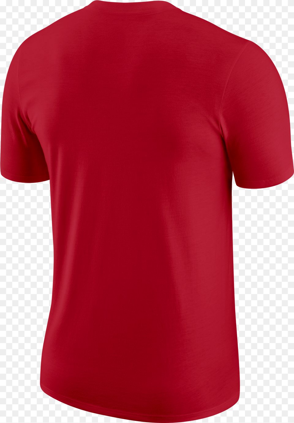 Nike Nba Houston Rockets Logo Dry Tee For 2500 Plain Red T Shirt Back, Clothing, T-shirt Png