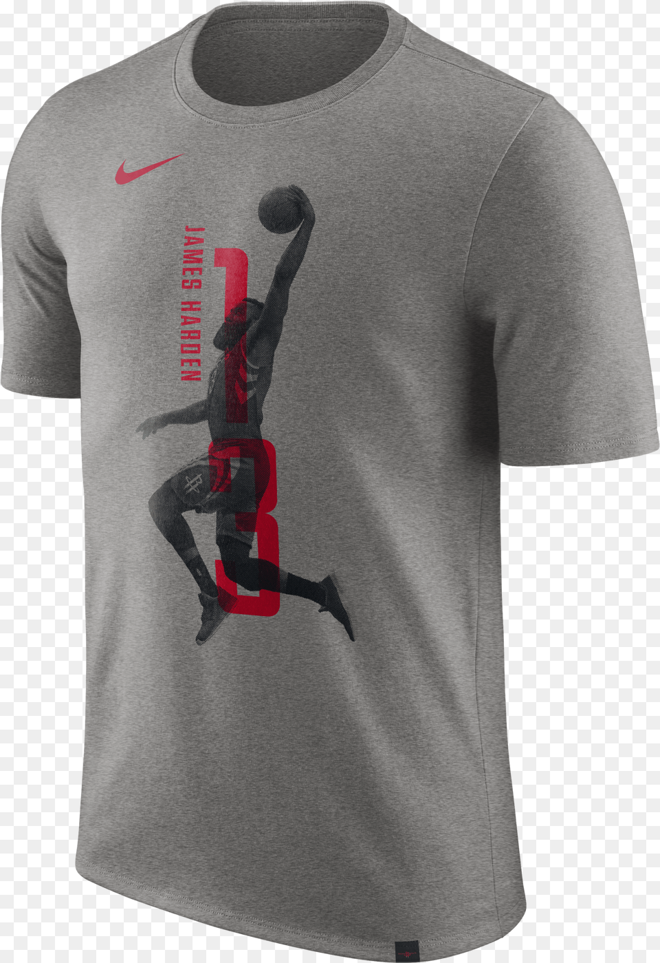 Nike Nba James Harden Houston Rockets Tee Harden Shirt, Clothing, T-shirt, Person, Shoe Free Transparent Png