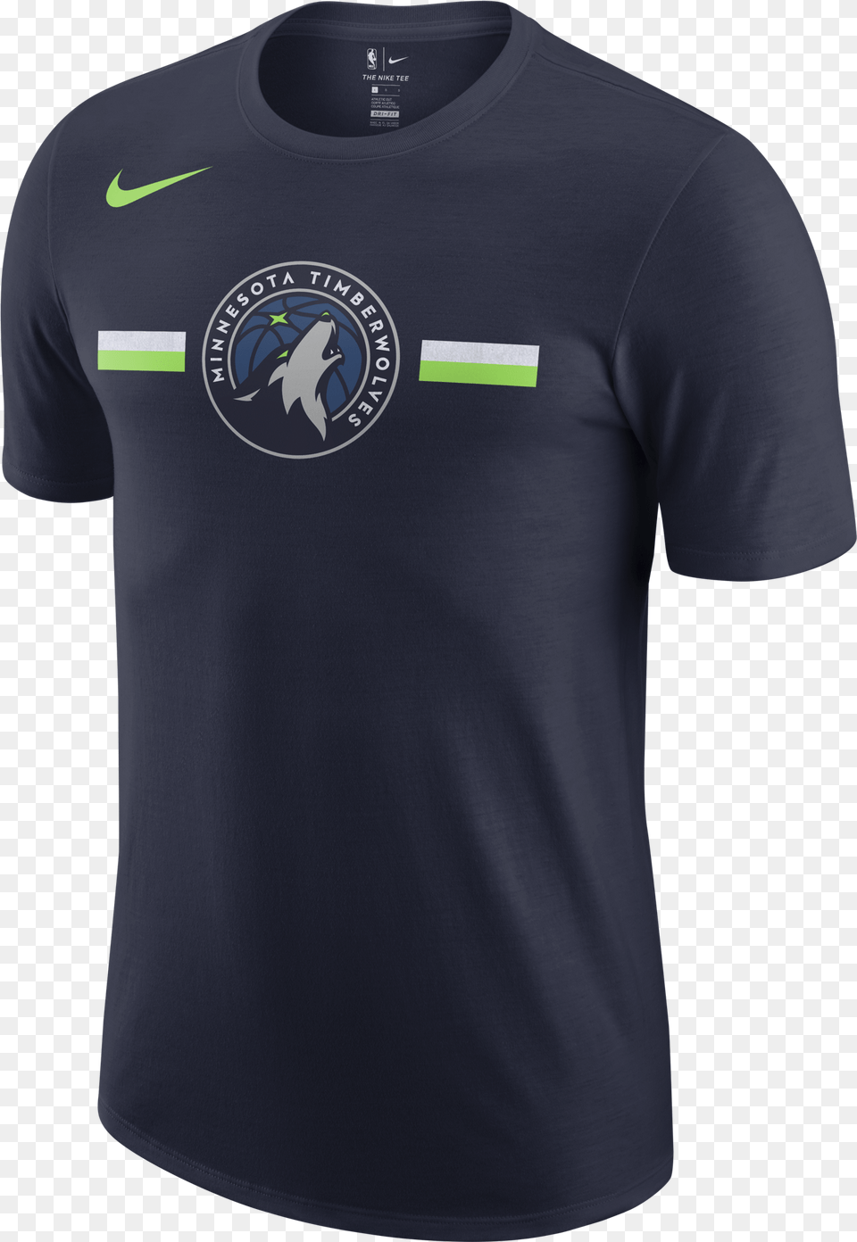 Nike Nba Minnesota Timberwolves Logo Dry Tee Active Shirt, Clothing, T-shirt Free Png Download