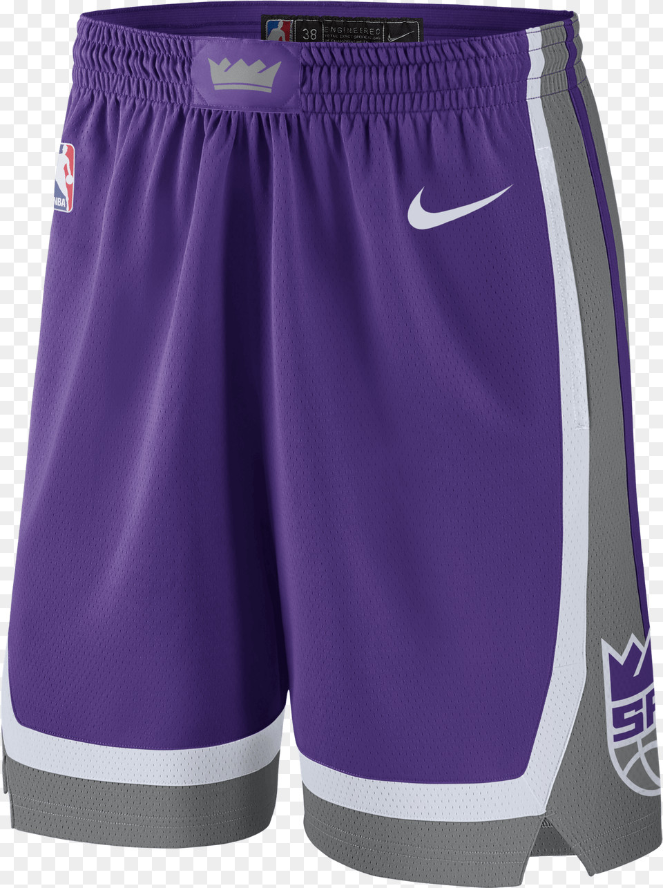 Nike Nba Sacramento Kings Swingman Road Shorts Sacramento Kings Shorts, Clothing, Swimming Trunks Free Png Download