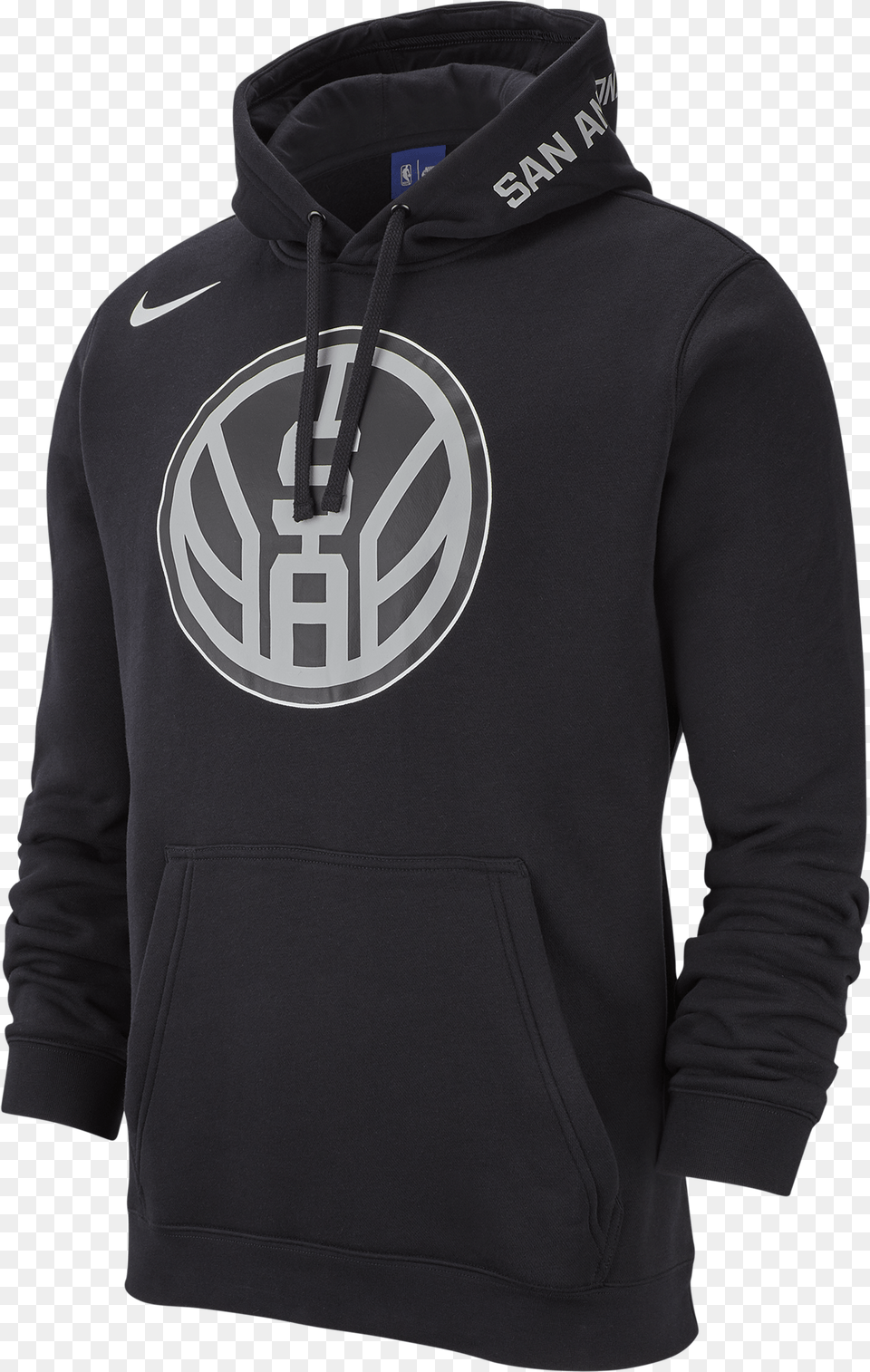 Nike Nba San Antonio Spurs Pullover Hoodie Hoodie, Clothing, Knitwear, Sweater, Sweatshirt Png Image