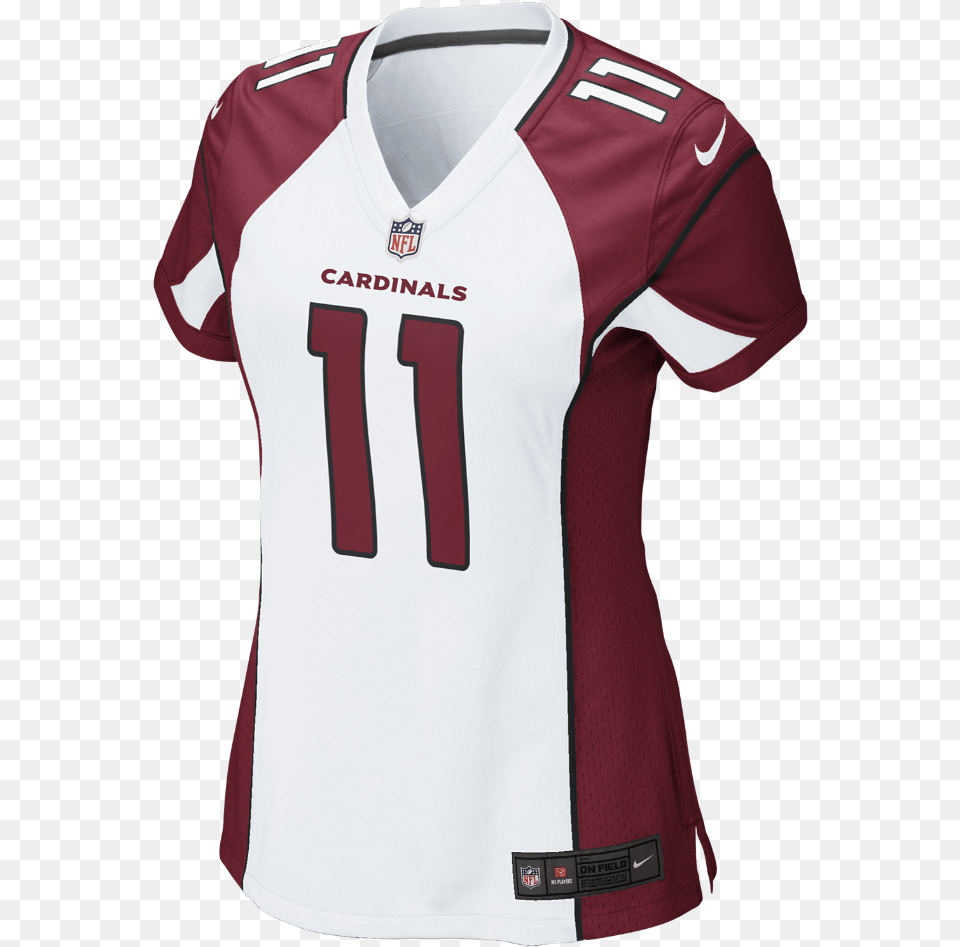 Nike Nfl Arizona Cardinals Women39s Football Away Game Women Soccer Jersey Design, Clothing, Shirt, T-shirt Png Image