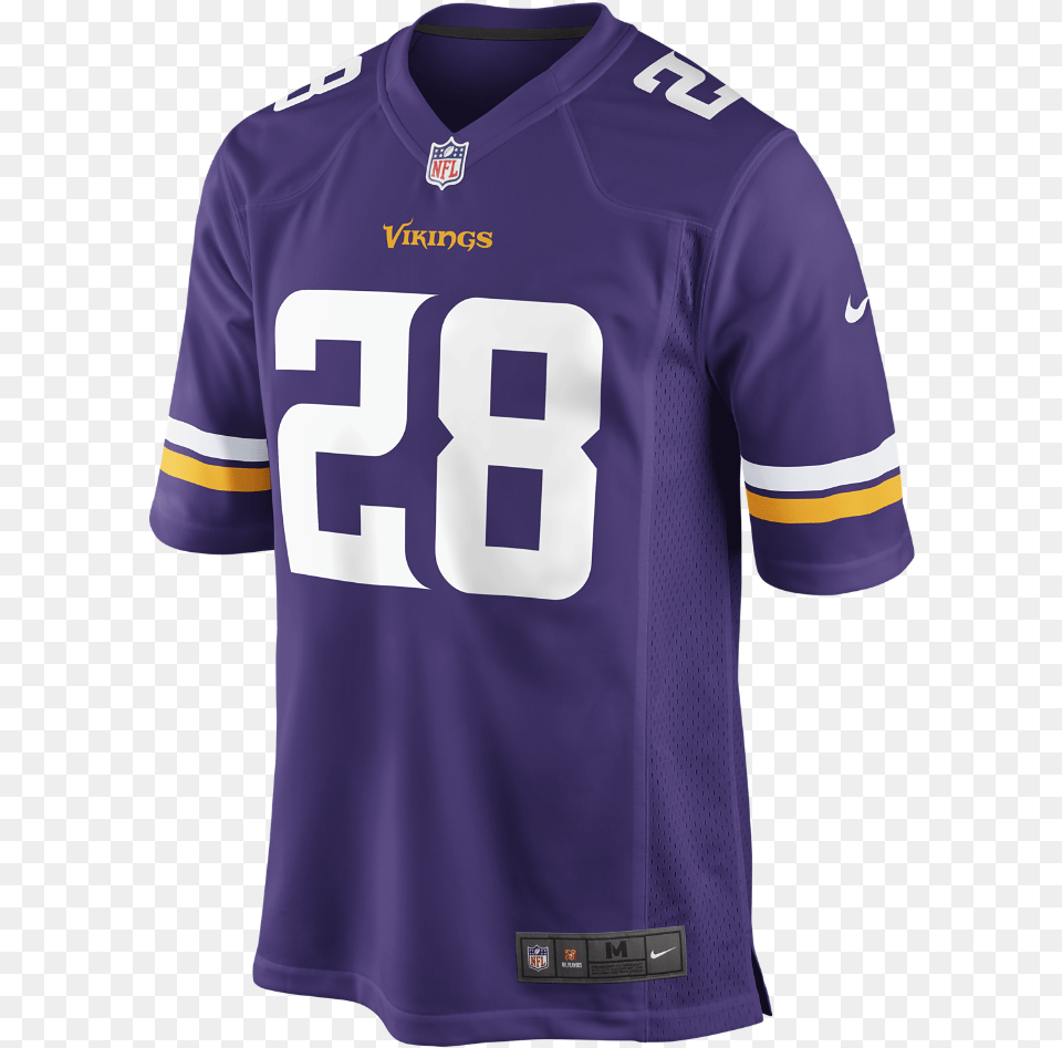 Nike Nfl Minnesota Vikings Men39s Football Home Game, Clothing, Jersey, Shirt, T-shirt Png Image