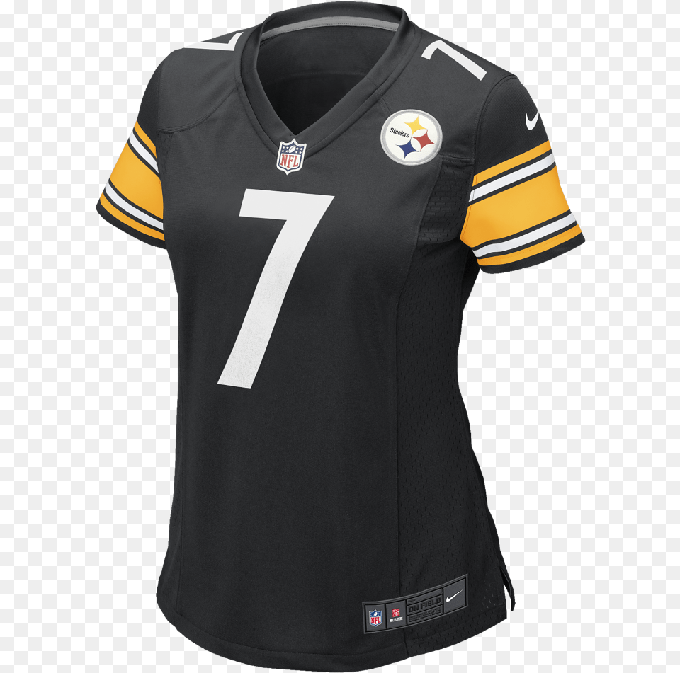 Nike Nfl Pittsburgh Steelers Women S Football Home Jersey Steelers Women39s Big Ben, Clothing, Shirt, T-shirt Free Png Download