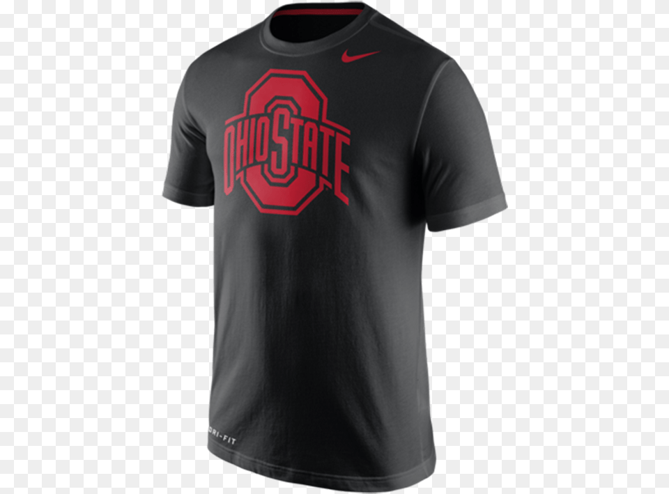 Nike Ohio State Buckeyes Black Dri Ohio State, Clothing, Shirt, T-shirt, Adult Free Transparent Png