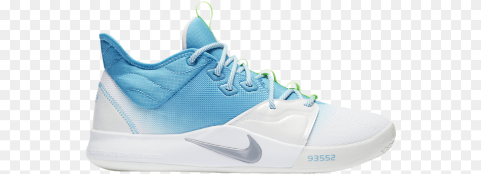 Nike Pg 3 Light Bluewhite Tint Paul George Mens Basketball Nike Pg3 Basketball Shoes, Clothing, Footwear, Shoe, Sneaker Free Transparent Png