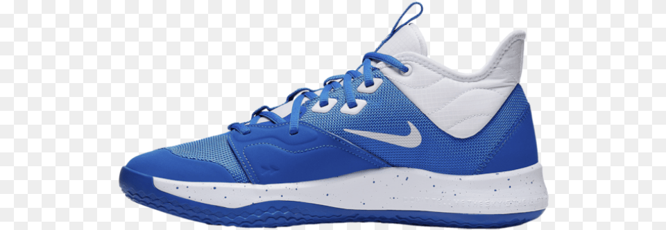 Nike Pg 3 Royal Bluewhite Paul George Mens Basketball Nike Pg3 Basketball Shoes, Clothing, Footwear, Shoe, Sneaker Png