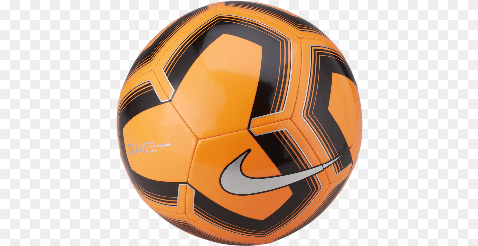 Nike Pitch Orangeblack Ball, Football, Soccer, Soccer Ball, Sport Png Image