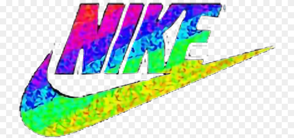 Nike Rainbow Art Interesting Logosticker Freetoedit Rainbow Nike Logo, Graphics Free Png Download