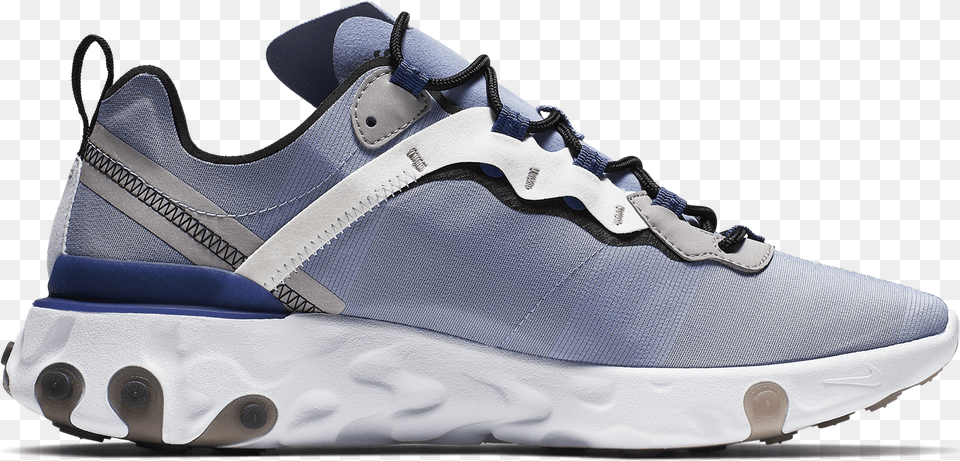 Nike React Element 55 Light Blue, Clothing, Footwear, Shoe, Sneaker Free Png