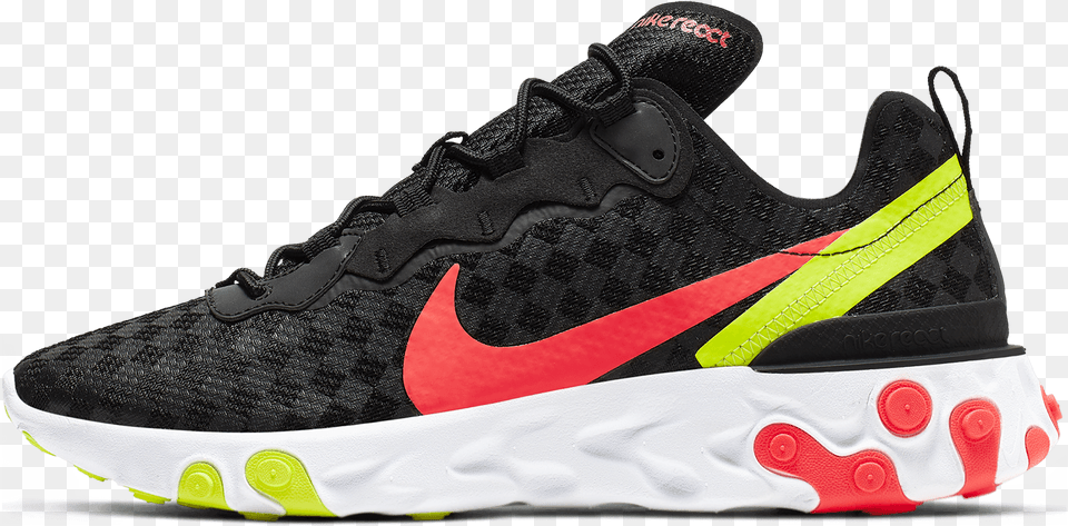 Nike React Element 55 Uk, Clothing, Footwear, Shoe, Sneaker Free Png