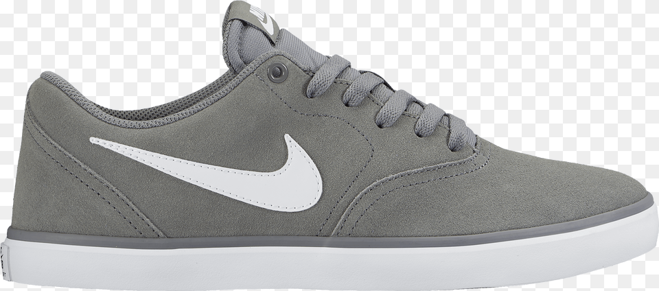 Nike Sb Check Solarsoft Mens Zapatillas Nike Skate Grises, Clothing, Footwear, Shoe, Sneaker Free Png