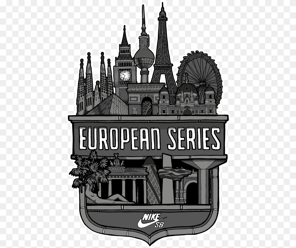 Nike Sb European Series Castle, Architecture, Building, Clock Tower, Tower Free Png Download