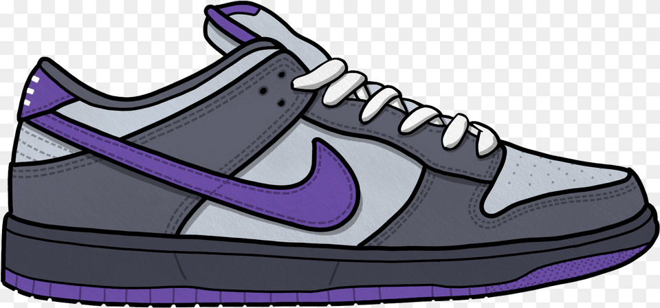 Nike Sb Purple Pigeons For Sale Nike Shoe Clipart, Clothing, Footwear, Sneaker Png Image
