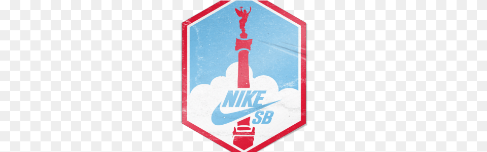 Nike Sb Skatedeluxe Addatrick Logo Nike Sb, Sign, Symbol, Road Sign, Blackboard Free Png