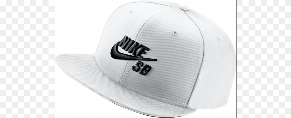 Nike Sb Snapback Icon White Black, Baseball Cap, Cap, Clothing, Hat Png