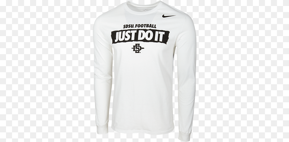 Nike Sdsu Football Long Sleeve Tee San Diego State Aztecs, Clothing, Long Sleeve, Shirt, T-shirt Free Transparent Png