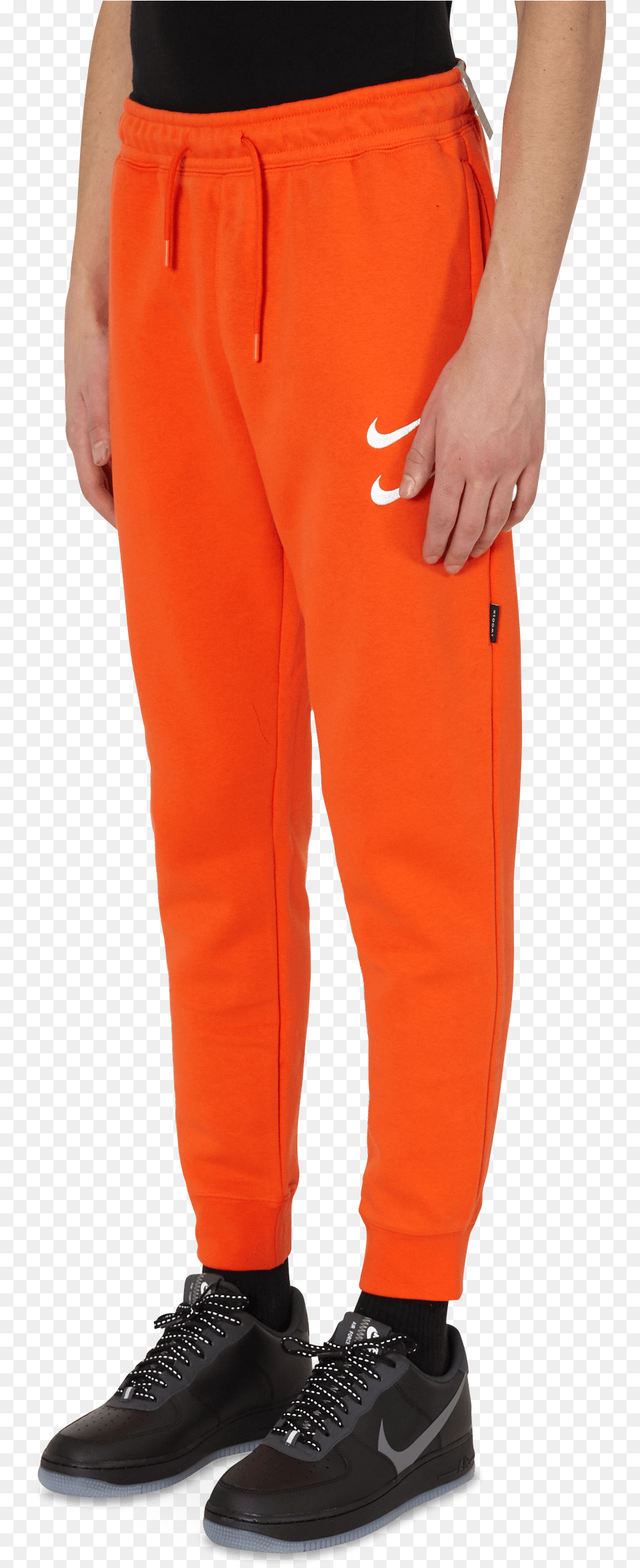 Nike Sportswear Swoosh Pants Nike Swoosh Sweatpants Orange, Clothing, Footwear, Shoe Png