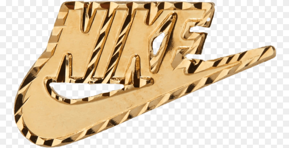 Nike Swoosh Justdoit Gold Jewelry Supreme Earrings, Accessories, Logo, Symbol Png Image