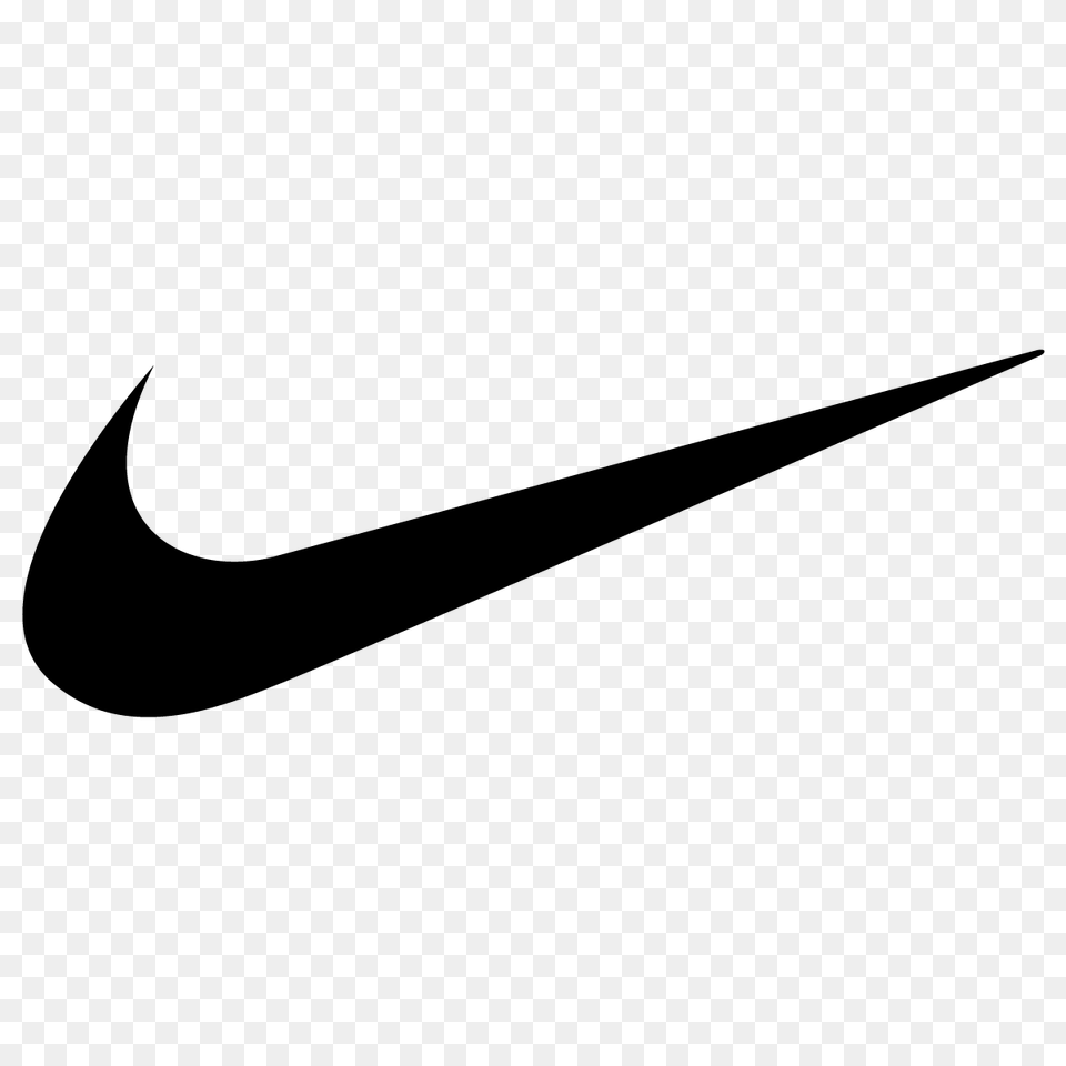 Nike Swoosh Logo Vector Vector Silhouette Graphics, Gray Png Image