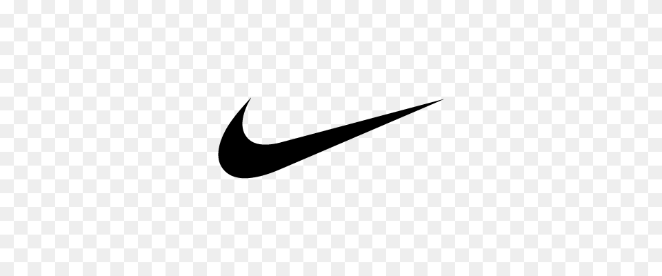 Nike Swoosh Vector Logo, Gray Free Transparent Png