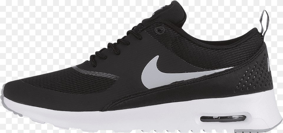 Nike Wmns Air Max Thea Black Wolf Grey Anthracite Shoe, Clothing, Footwear, Sneaker, Running Shoe Free Png
