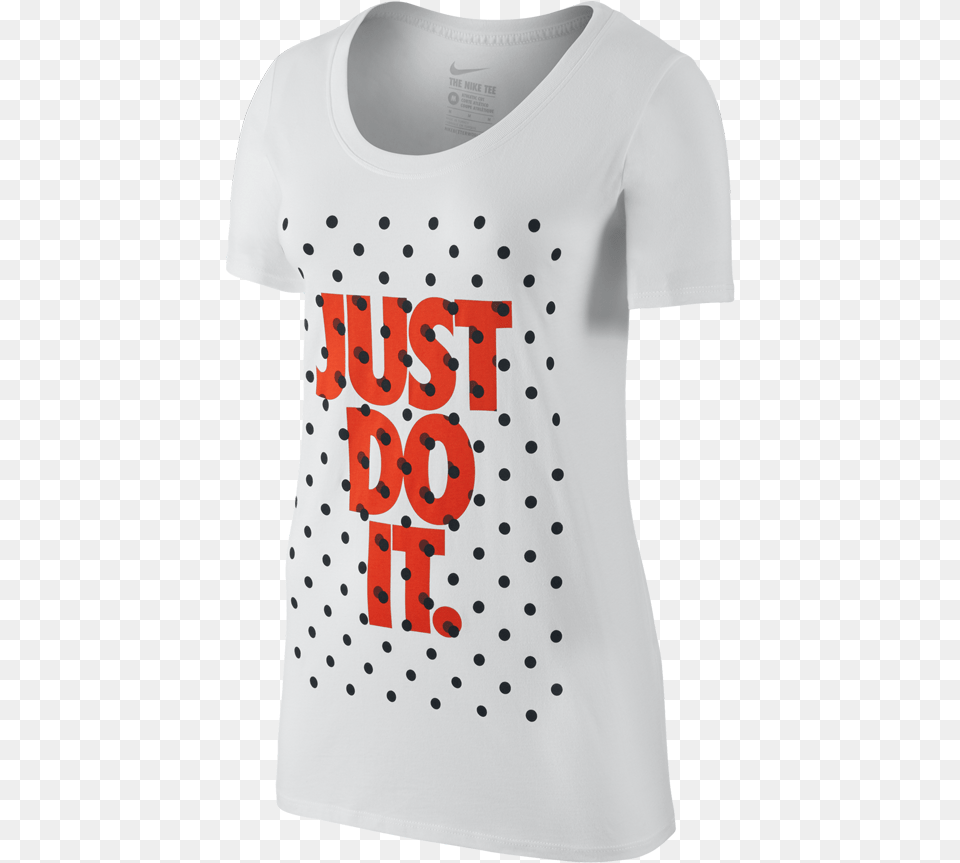 Nike Women S Boyfriend Shadow Dot Just Do It Short, Clothing, T-shirt, Shirt, Blouse Free Transparent Png