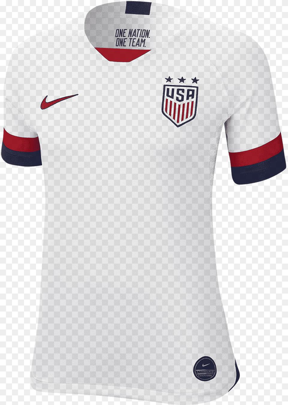 Nike Women S Usa Home Jersey Usa Women39s Soccer Jersey 2019, Clothing, Shirt, T-shirt, Person Free Transparent Png