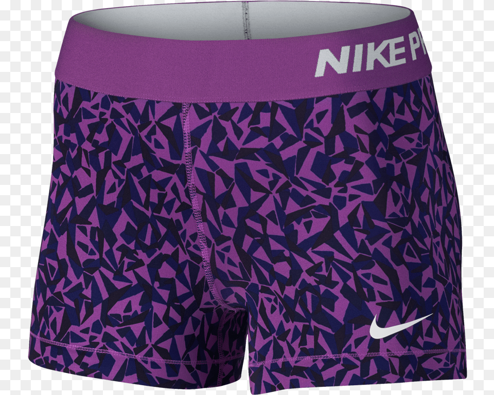 Nike Women39s Pro Cool Facet 3quot Shorts Cosmic Purple Nike Pro Cool Facet 3 S, Clothing, Swimming Trunks, Accessories, Bag Png Image