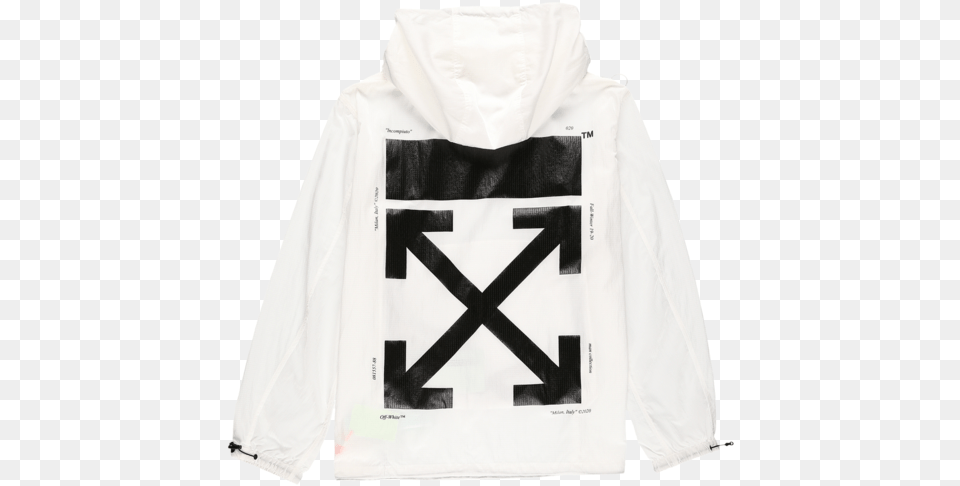 Nike X Off White Logo, Clothing, Coat, Hood, Hoodie Png Image