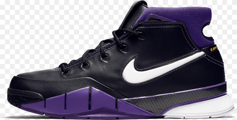 Nike Zoom Kobe 1 Protro Review Kobe 1 Protro Purple Reign, Clothing, Footwear, Shoe, Sneaker Png