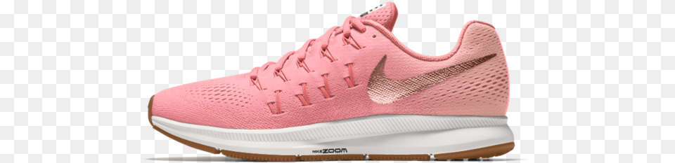 Nike Zoom Pegasus 33 Light Pink, Clothing, Footwear, Shoe, Sneaker Free Png