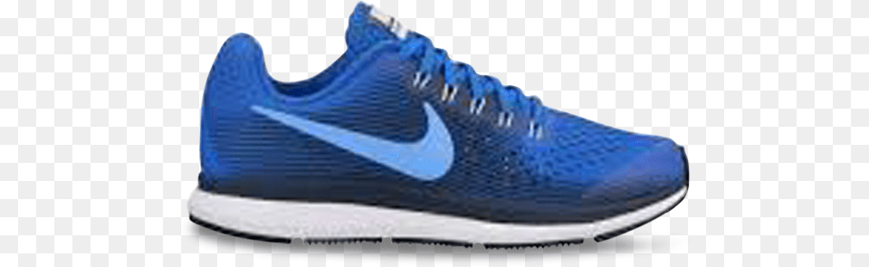 Nike Zoom Pegasus 34 Gs Kids Royal Pulse Obsidian Shoe, Clothing, Footwear, Sneaker, Running Shoe Png