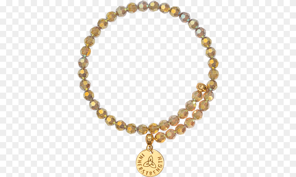 Nikki Lissoni Bangle Golden Faceted Gold Plated, Accessories, Jewelry, Necklace, Bead Free Png Download