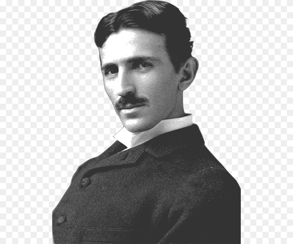 Nikola Tesla 1 Merlin2525 Nikola Tesla, Adult, Face, Head, Male Free Png