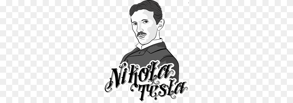 Nikola Tesla Adult, Person, Man, Male Png