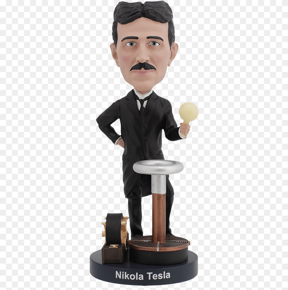 Nikola Tesla Bobblehead Tesla Bobblehead, Boy, Child, Male, Person Free Transparent Png