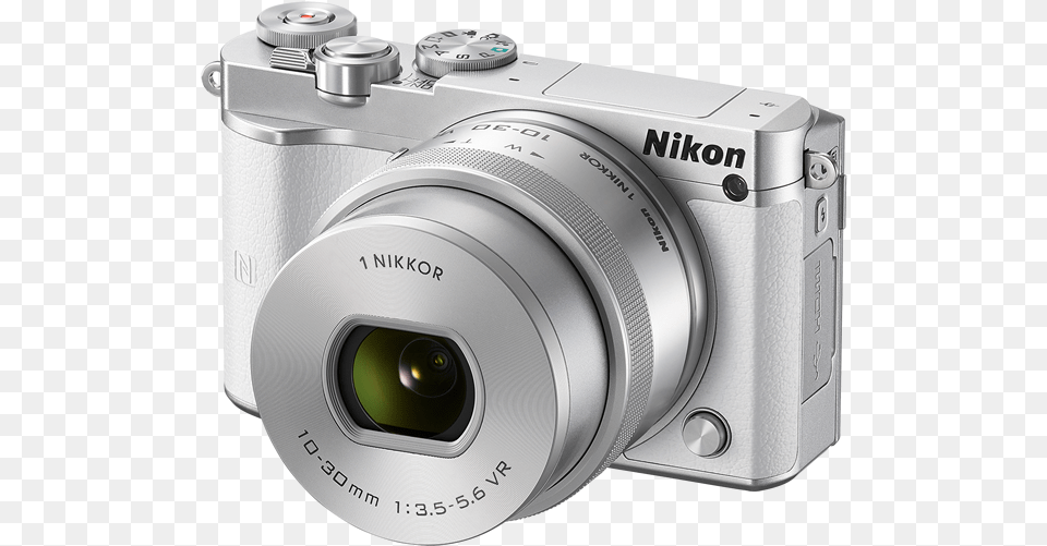 Nikon 1 J5 Camera Nikon Camera Nikon 1 J5 10 30 Mm Silver Digital Camera, Digital Camera, Electronics Png
