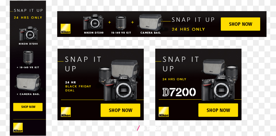 Nikon Blackfriday Gdn Banners 1000x477px Point And Shoot Camera, Electronics, Video Camera Free Png Download