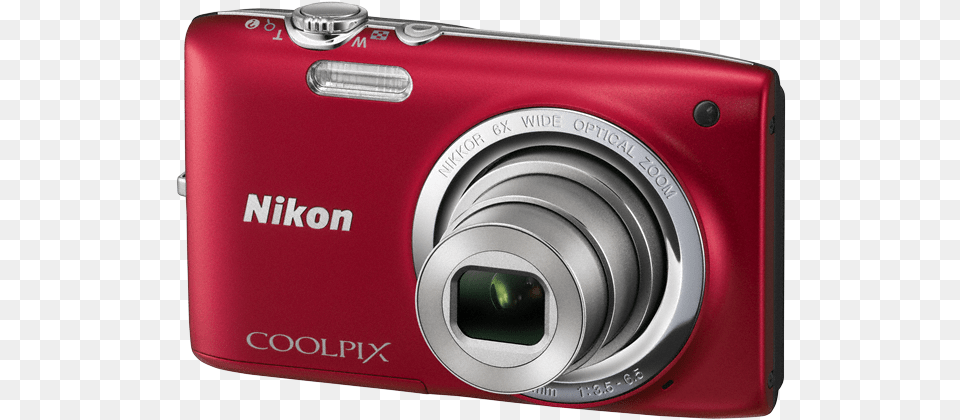 Nikon Coolpix S2700 Rood, Camera, Digital Camera, Electronics Free Transparent Png
