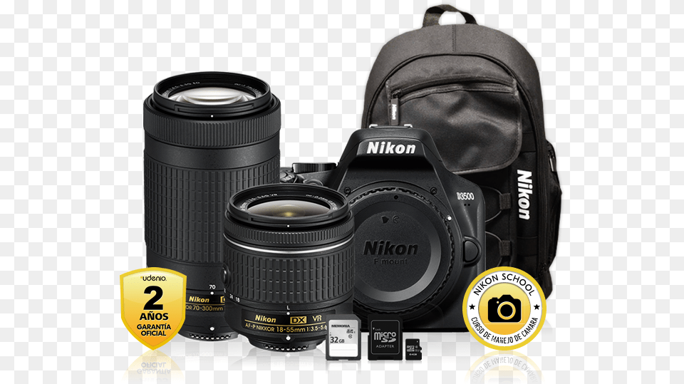 Nikon D3500 2 Lens Kit, Electronics, Camera, Camera Lens, Digital Camera Free Transparent Png